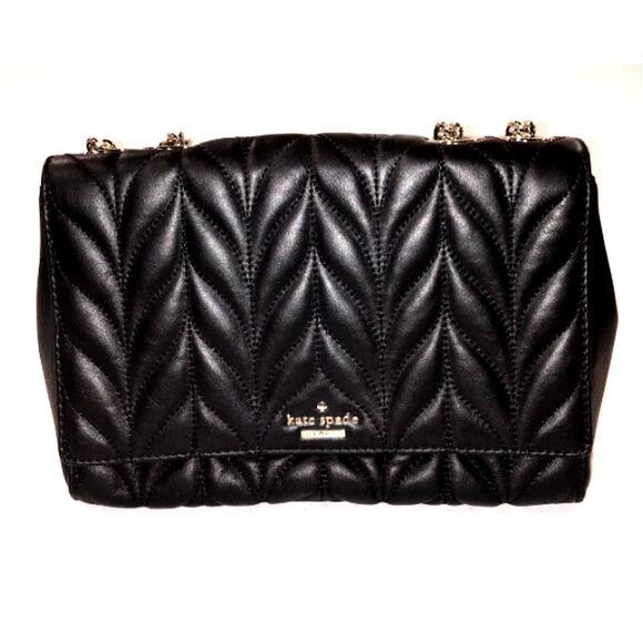 NEW Kate Spade Briar Lane Quilted Emelyn Gold Chain Handbag 👜 - Picture 10 of 16